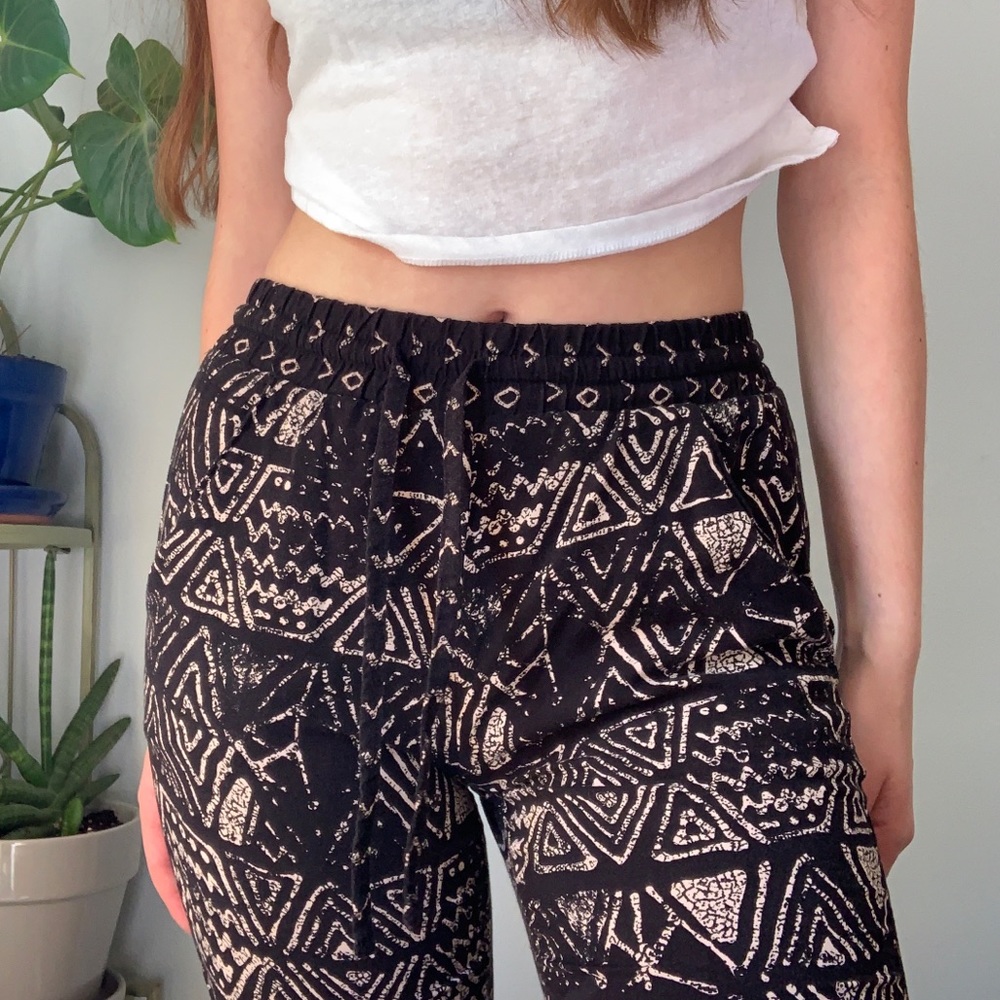 Patterned Jogger Pants